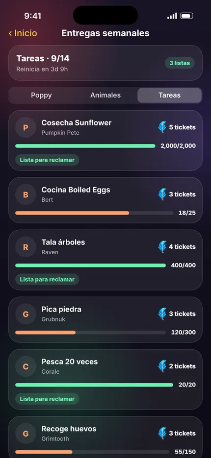 Tu semana, organizada